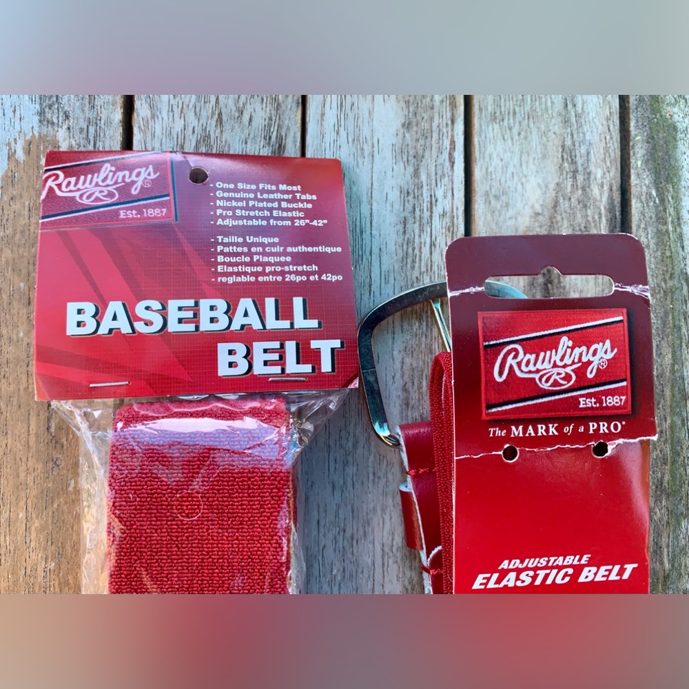 2 Rawlings Baseball belt NWOT